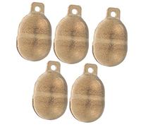 Gadpiparty 1 Juego Campana De Mascota Para Perros Pequeños Decoración De Campana Accesorios Campanas Artesanales Collar De Perro Boda Suena La Campana Cobre Yellow 5 Piezas