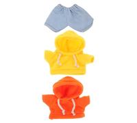 Gadpiparty 1 Juego de Ropa para muñecas: Sudaderas y Vaqueros Kawaii. El Atuendo de Oso de Peluche realza la Apariencia del Juguete. CREA tu Propio Atuendo de Oso.