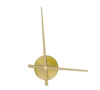 Gadpiparty 1 Juego manecillas del reloj kit reparación relojes wall clock relogio de parede equipo reloj de pared 3d digital oro Mecanismo de reloj con kit de reloj el plastico Golden