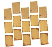 Gadpiparty 1 Juego Papel De Carta Vintage Europeo Correspondencia Papel Estraza Kraft Para Escritura Y Manualidades Para Cartas Poemas Y Notas 48 Hojas