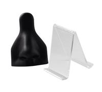 Gadpiparty 1 Juego Simulación de Perforación de Silicona con Soporte Acrílico Realista para Práctica de Piercing Nasal para Demostraciones y Enseñanza