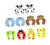 Gadpiparty 1 Juego Tope De Puerta Cartoon Eva Antipinchazos Protector De Puerta para Y Hotel Diseño para Bebés Seguridad Y Instalación 10 Piezas