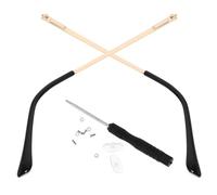 Gadpiparty 1 par de patillas de repuesto universales de metal para anteojos, patas con bisagras de resorte dorado para accesorios de reparación de gafas, compatible con gafas de sol y marcos ópticos