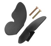 Gadpiparty 1 Par Tiradores de Cajón de Forma de para Armarios y Muebles Accesorios Decorativos de Alta Compatibilidad Color Negro
