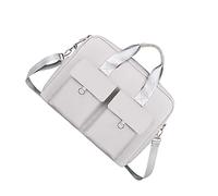 Gadpiparty 1 pieza Bolsa de Almacenamiento para Portátil de Plata Maletín Unisex Bolsa de Hombro para Computadora Diseño Simple y Elegante para Oficina y