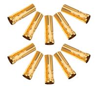 Gadpiparty 10 Fundas Doradas para Base de Lámpara E14 de Hierro, Accesorios de Iluminación DIY para Candelabros en Hogar Diseño Europeo Elegante