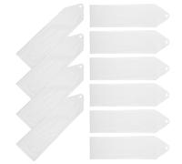 Gadpiparty 10 fundas impermeables de PVC para marcapáginas con diseño de perforación, prácticas fundas organizadoras de marcapáginas para oficina y escuela