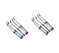 Gadpiparty 10 Piezas capacitivas de Brillo de teléfono de Cristal Mini Cristales lápiz óptico Colgante de teléfono bolígrafos de Cristal Pantalla táctil Aguja Pluma de teléfono