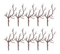 Gadpiparty 10 Piezas de Artificiales Que Nunca Se Marchita de Plástico Realistas Accesorio Resistente para de Árbol Adecuado para Cenas y Negocios