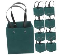 Gadpiparty 10 Piezas De Bolsos con Clavos para Tarros De Cristal Bolsas De Papel Cuadradas con Asas para Guardar Té Porta para Fiestas