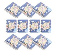 Gadpiparty 10 piezas de Notas Espiral Portátil Diseño de Vaca Cuadernos Organizadores para Oficina y Planificación Diaria Libretas Pequeñas Prácticas para Estudiantes y Adultos