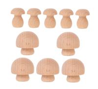 Gadpiparty 10 piezas Juguetes de Pintura de Hongos DIY de Madera para la Creatividad y Habilidad Manual Decoración Personalizada de Hongos Madera