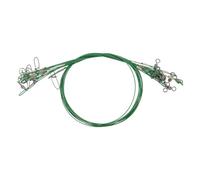 Gadpiparty 10 Piezas Línea de Pesca de Acero Inoxidable 150 LB para Pesca en Agua Salada con Alta Resistencia y Ajuste Seguro para Grandes Peces y Aparejos