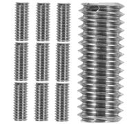 Gadpiparty 10 Piezas Manguitos Roscados Inoxidable Adaptadores de Muebles Resistente la Corrosión Kit Versátil y Compacto