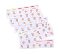 Gadpiparty 10 Piezas Regla de Medición de Portátil Escala Visual Analógica para Pacientes Tamaño Plástico 16x4x0.1 Cm, Adecuado para Enfermerías y Evaluaciones Clínicas