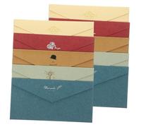 Gadpiparty 10 Piezas Sobre De Estampado De Oro Para Con Sobres De Tarjeta De Felicitación Carta Sobres De Dinero Sobre De Simple Envío Envoltura Sobre De Papelería Papel Kraft