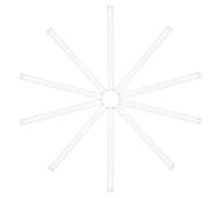 Gadpiparty 10 Piezas Tubo Acrílico Transparente para Almacenar Varillas de Incienso de 15g Función Anti Polvo Olor Peculiar, Adecuado para Uso en Casa