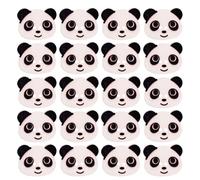 Gadpiparty 100 Botones de Madera Material Timber para Coser Diseño de Panda Doble Agujero Adecuado para Proyectos de Costura y Manualidades