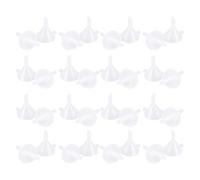 Gadpiparty 100 Embudos Mini de Plástico Transparente Embudos Dosificadores para Laboratorio Kit 100 Piezas para Uso Científico Llenado