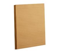 Gadpiparty 100 hojas Papel Kraft Vintage para Cartas Rayadas Oscuro Papel de Escritura Retro Duradero para Mensajes y Notas Personales