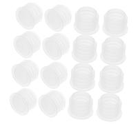 Gadpiparty 100 Piezas Tapones De Plástico Tapón De Botella Tapones Redondos De Plástico Tapas De Botellas Pe White