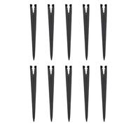 Gadpiparty 100 piezas Unidades Estacas para Fijar Mangueras de Jardín Soportes Plásticos Duraderos para Riego por Goteo Accesorios Prácticos para Huerto y Anclaje al Suelo