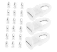 Gadpiparty 100 Unidades De Deslizadores Para Rieles De Cortina Barras Transversales Accesorios Para Cortinas Rodillos Deslizantes Deslizadores Para Puertas