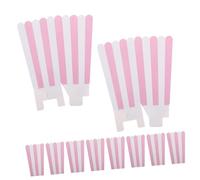 Gadpiparty 100piezas Cubos de Palomitas de Maíz Rayas Contenedores Desechables de Papel Recipientes para Palomitas de Maíz para Noches de Cine Carnavales y Eventos de Circo Caja de Dulces