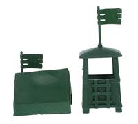 Gadpiparty 10juego Juguetes De Torre De Centinela Kit De Maqueta De Paisaje De Decoraciones para Escenografía De Simulación De Manualidades Accesorios para Maquetas De Carpa