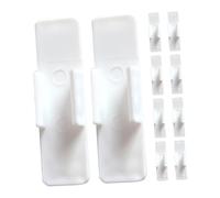 Gadpiparty 10piezas Clip para Bolígrafo Adhesivo Sujetabolígrafos para Pizarra Blanca Escolar Clips Multiusos para Bolígrafos Oficina Escuela Sujetalápices Portátil