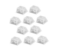 Gadpiparty 10piezas Keycaps Mecanicas Tecla Blanca Decoración De Teclas Protección para Teclado y Oficina