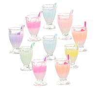 Gadpiparty 10piezas Llavero De Resina Dijes Para Taza De Beber Decoración Para Bolso Manualidades Diy Joyas Para Pendientes Llaveros Collares Pulseras