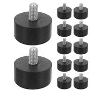 Gadpiparty 12 Patas niveladoras para Muebles: Almohadillas de Altura Resistentes con Rosca M6 - Niveladores Ajustables para sofás, Camas, escritorios, sillas y armarios