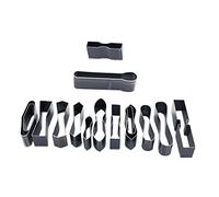 Gadpiparty 15 Piezas Herramienta de Sacabocados de Cuero Cortador Preciso para Diy Punzón Durable para Hacer Cinturones y Manualidades Resistente Versátil