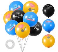 Gadpiparty 16 x Globo del Día del Padre, Decoración de Fiesta, Globos Decorativos, Emulsión Boda, Papá, Objetos Decorativos, Caucho, Duraderos, Unisex-Adultos