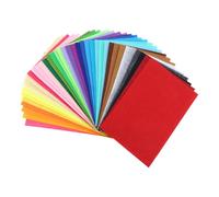 Gadpiparty 160 Láminas de Fieltro para Proyectos de Manualidades de 1mm, Tela de Fieltro de Fibra Química Resistente para Patchwork y Actividades Aula, Adecuado Adultos Color Color Aleatorio