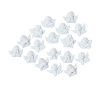 Gadpiparty 18 piezas Adornos Mini Ángel Resina Flatback para Bricolaje Decoración Accesorios Teléfono Manualidades Charm