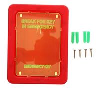 Gadpiparty 1juego Caja De Almacenamiento De Llaves De Emergencia con Montaje Pared Organizador Multifuncional para Tarjetas y Objetos Peligrosos para Seguridad Casa y Oficina