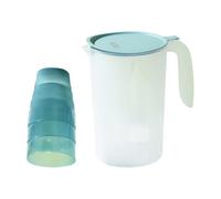 Gadpiparty 1juego Jarra de Jugos y Agua Fría Grande Capacidad con Vasos Nordic Tetera Multiusos Práctica para Hogar y Oficina Accesorio para Bebidas
