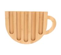 Gadpiparty 1pieza Soporte Vertical de Madera para Cápsulas de Café Organizador Práctico y Compacto Compatible con Cápsulas Estándar para Hogares Oficinas y Cafeterías