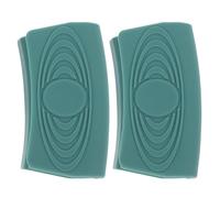 Gadpiparty 2 Fundas de Silicona para Mangos de Ollas Resistentes al Calor y Protectoras de Manos, Cubiertas Antideslizantes para Cocina en Color Verde, Ideales para Servir y Cocinar