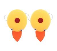 Gadpiparty 2 Gorros de Pato de Fieltro Diseño Divertido, Hechos a Mano, Ideales para Fiestas de Halloween y Eventos Escolares