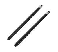 Gadpiparty 2 lápices capacitivos universales para teléfono y tableta con posicionamiento preciso, fácil de sostener, bolígrafos de pantalla táctil de aleación de aluminio para dibujar y escribir