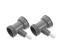 Gadpiparty 2 piezas Adaptador de Desagüe para Fregadero de Cocina para Lavavajillas y Lavadora con Función Antidesbordamiento Diseño Compacto y Compatible con Varios Tipos de Fregaderos