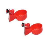 Gadpiparty 2 Piezas Bebedero Automático para Aves de Corral Unidades Dispensador de Agua Plástico Duradero con Diseño Sencillo Adecuado para Gallinas y Codornices Fácil de Usar y Limpiar