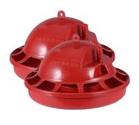 Gadpiparty 2 Piezas Bebedero Automático para Polluelos Cubeta Flotante para Agua Material Duradero para Aves Pequeñas Adecuado para y Mascotas Sistema Autorellenable
