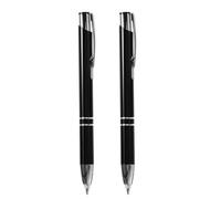 Gadpiparty 2 Piezas Bolígrafo Metálico Iluminado con Punta LED Multifunción para Escritura y Lectura en Entornos Oscuros, Diseño Minimalista y Batería de Botón para Uso en Oficinas y Hogares