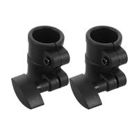 Gadpiparty 2 Piezas Casquillo Telescópico para Soporte de Partituras Funda de Ajuste para Tubo Plástico y Metal Negro para Soporte de Partituras y Soporte de Escenario y Ensayo
