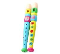 Gadpiparty 2 Piezas Clarinete Juguete Musical De Desarrollo Grabadora Para Niños Juguetes Para Niñas Juguete Musical Montessori Silbato De Bebe Instrumento El Plastico Dibujos Animados Bebé