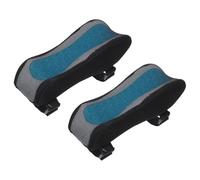 Gadpiparty 2 Piezas Cojín para Reposabrazos de Poliéster Resistente al Desgaste Rápida Recuperación y Diseño Clásico para Silla de Oficina Hogar